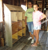 Nest boxes installed