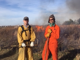Prescribed burn fall 2017 (Photo: A.Dusick)